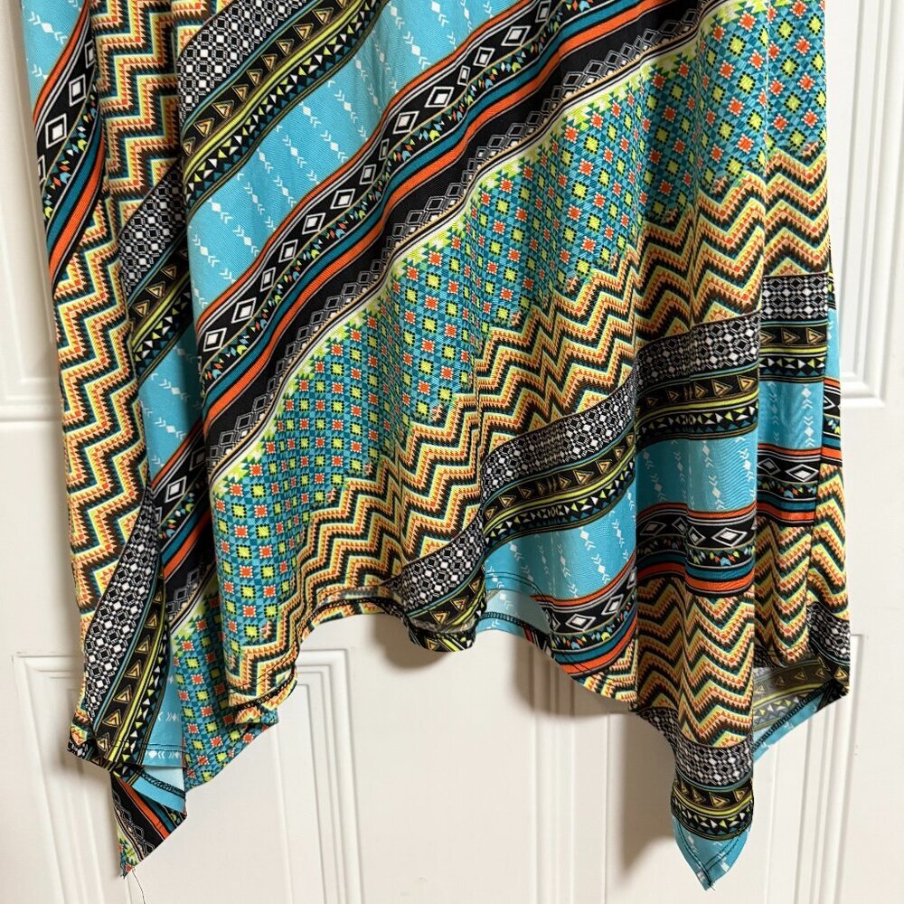 Valerie Stevens Flared Maxi Skirt SZ Large Hippie Boho Nostalgia